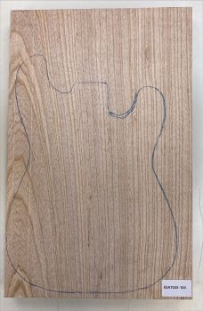 Body Swamp Ash, 1-pc., Unique Piece #183